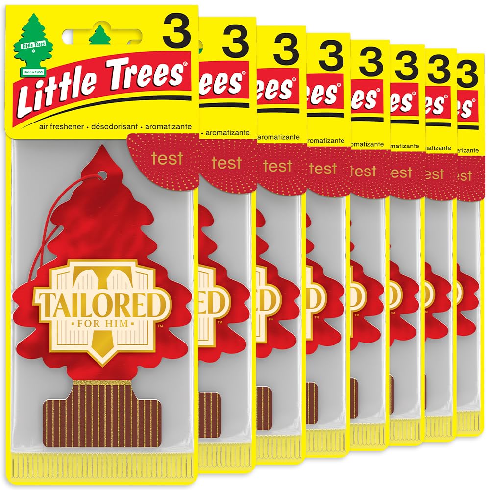 LITTLE TREES car air freshener eight count pack of 3