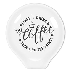 Littlefa coffee spoon rest on countertop beside mug