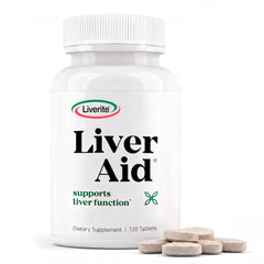 LIVERITE Liver Aid liver support supplement 120 tablets