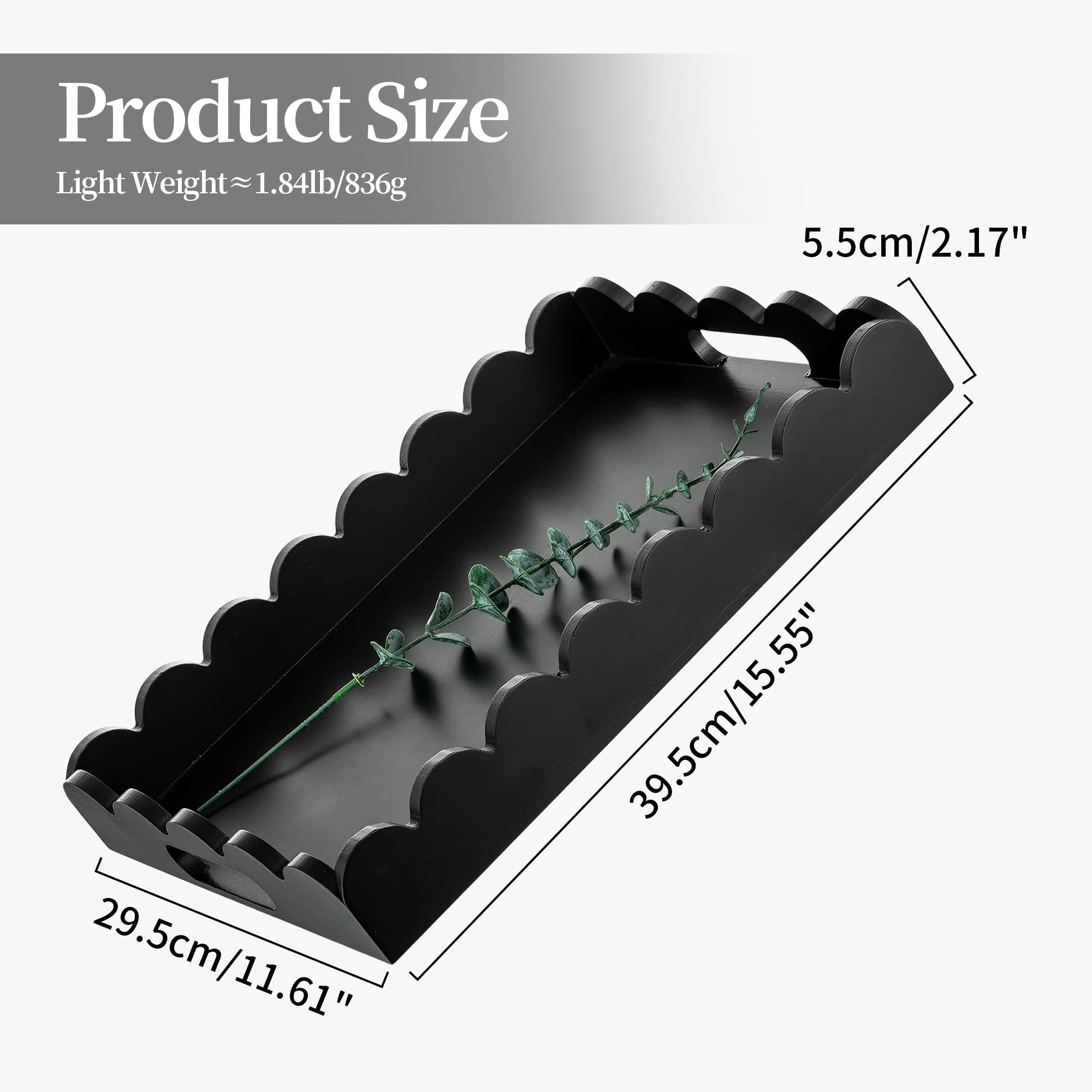 Living room decor tray by Hanobe for organizing items