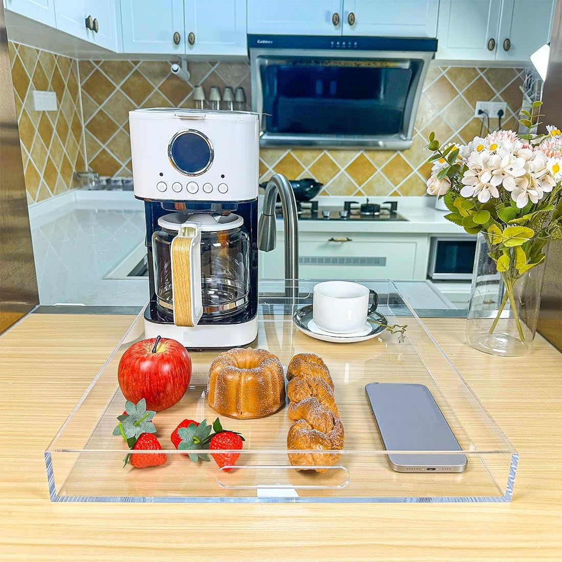 Living room party sofa tray for serving food