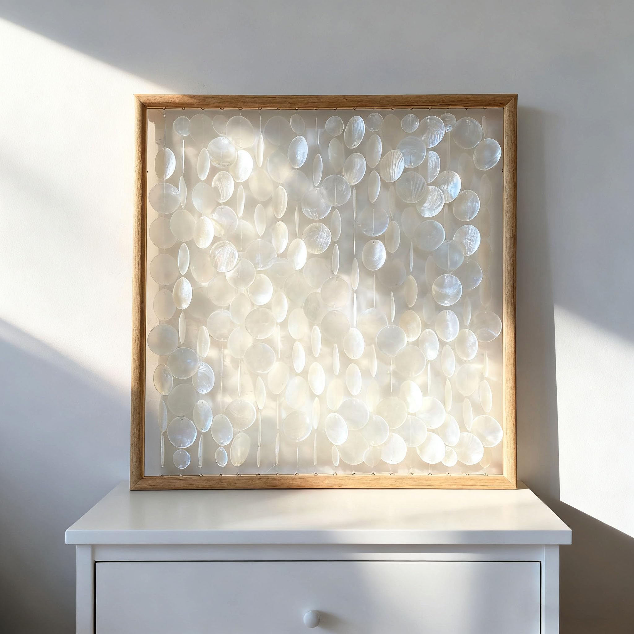 Bergamot coastal wall art suitable for living room