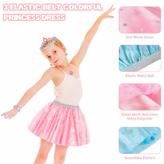 Three color skirts with sparkling stars in LJZJ kit