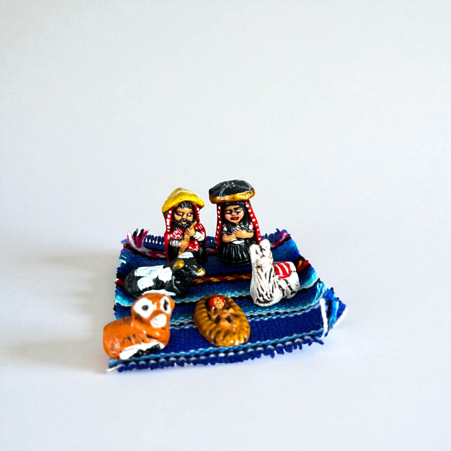 Goat figurine from Tiny Peruvian Nativity Scene