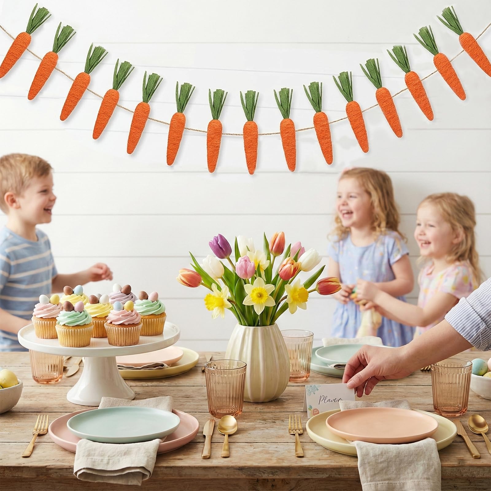 Versatile hallway banner for Easter party supplies