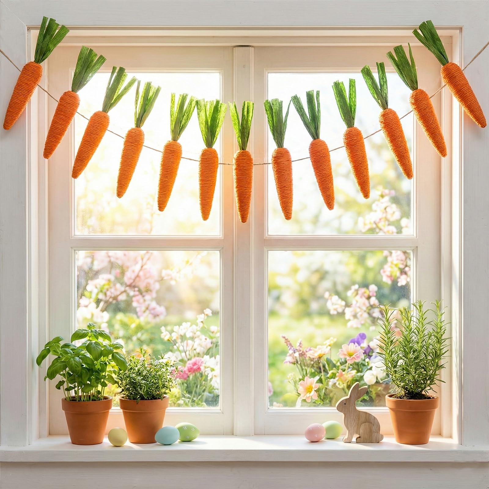 Spring decor garland for home and celebrations