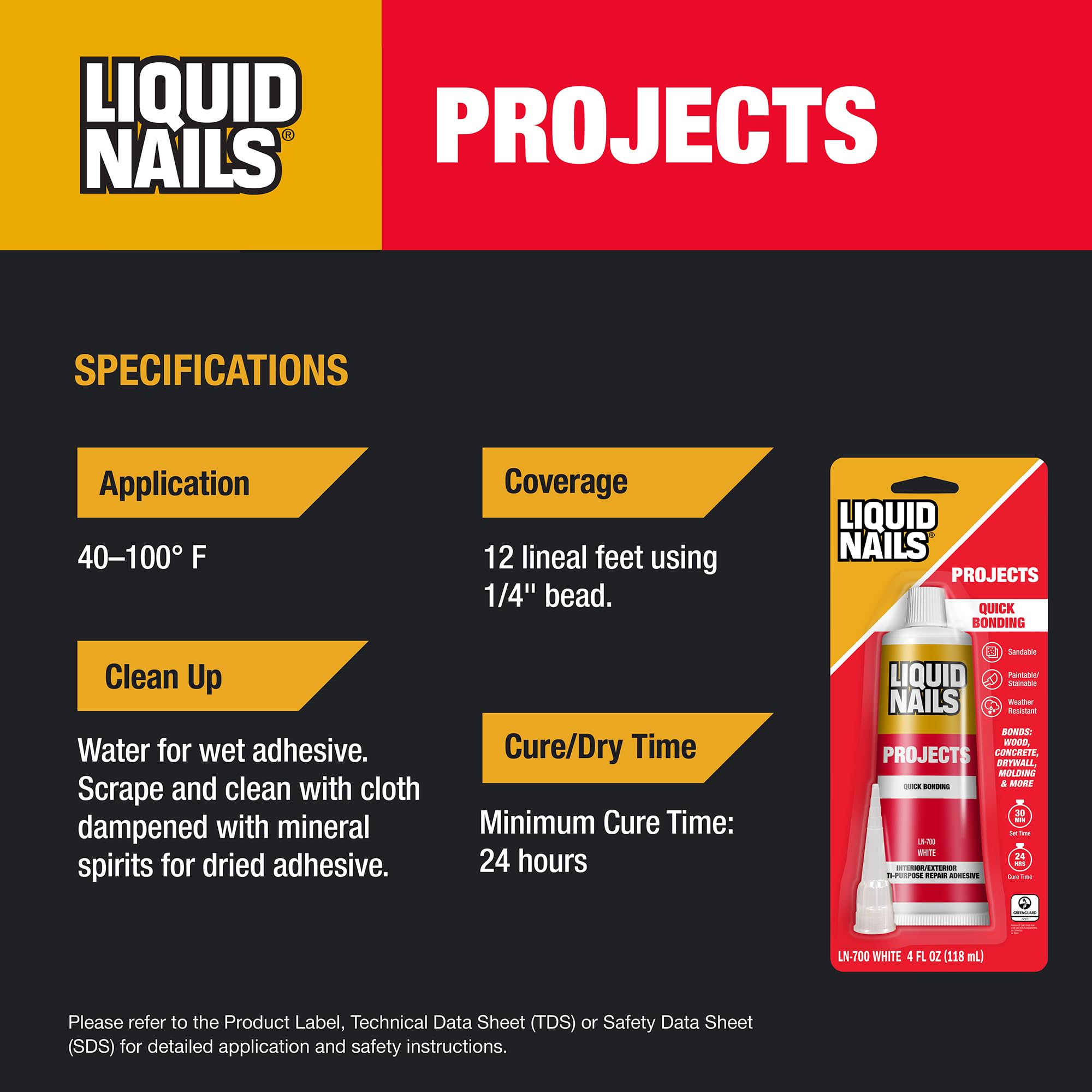 LN-700 adhesive suitable for molding house numbers and more