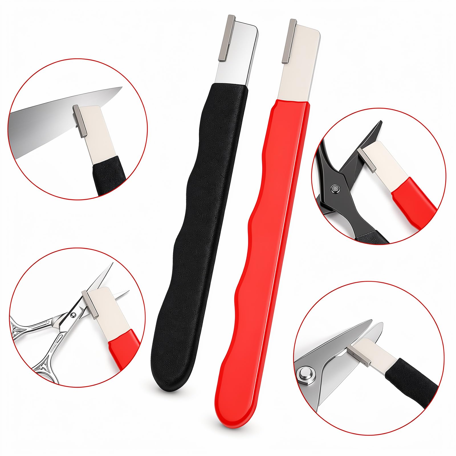 Six pack Lnidpd sharpening tool for knives and garden blades