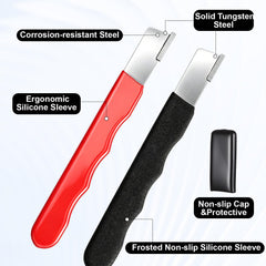 Iron garden tool sharpener for pruning shears and knives