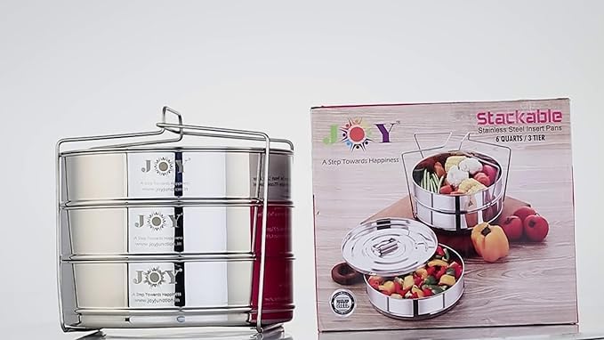 Stackable design saves space in kitchen