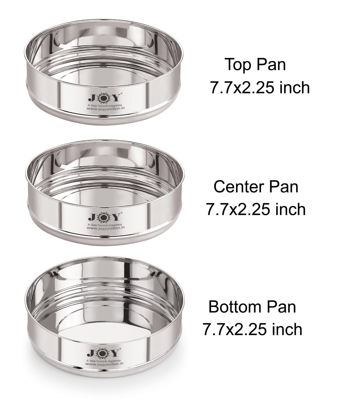 Top lid included for topmost steamer layer
