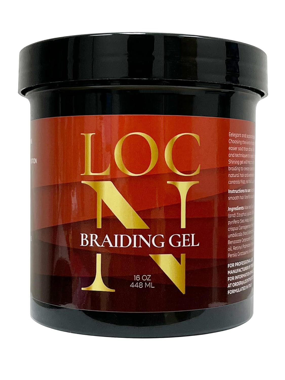 Loc N Braiding Gel 16oz bottle