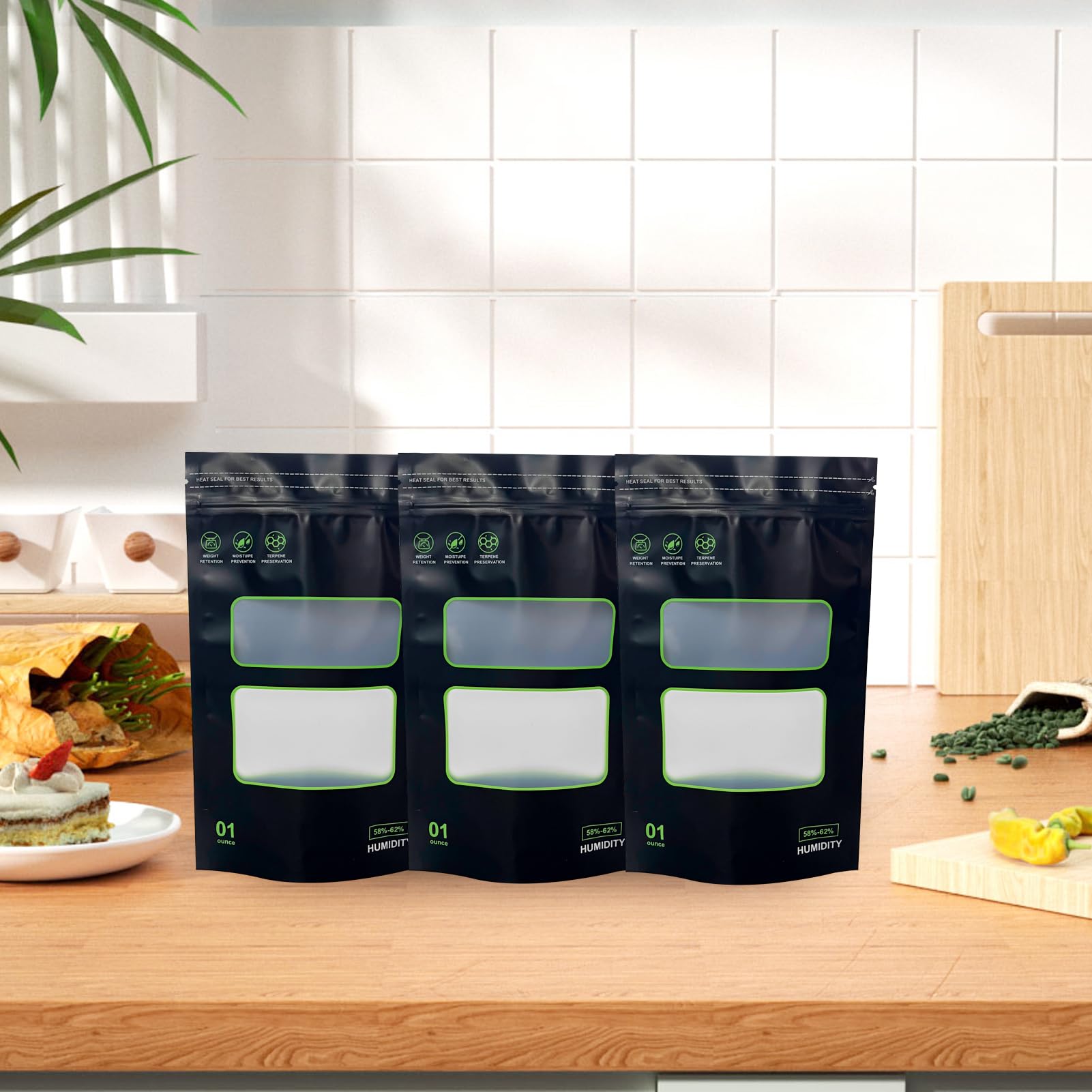 Pack of 20 Lock & Seal reusable food storage bags