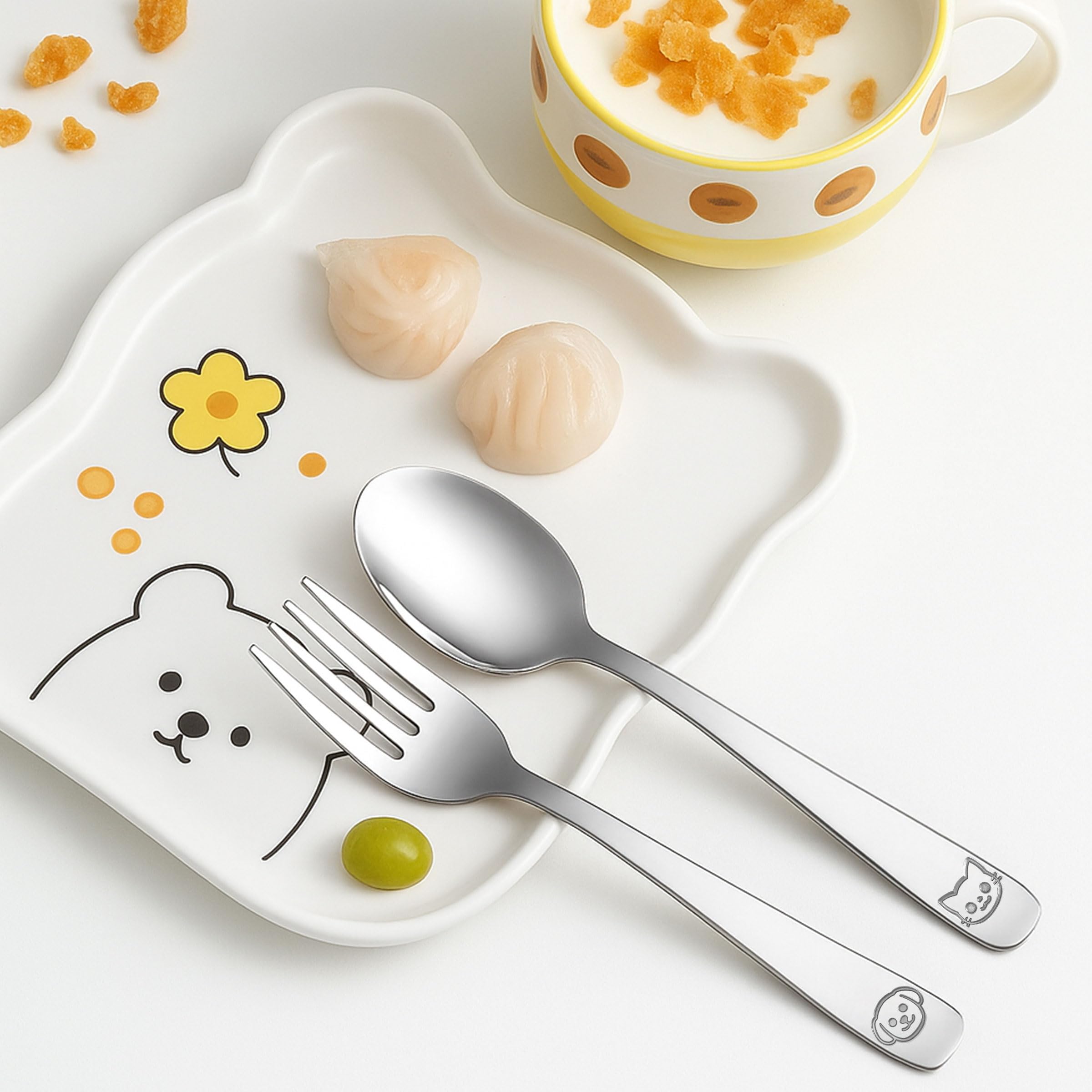 LOCONHA toddler utensils set in vibrant box