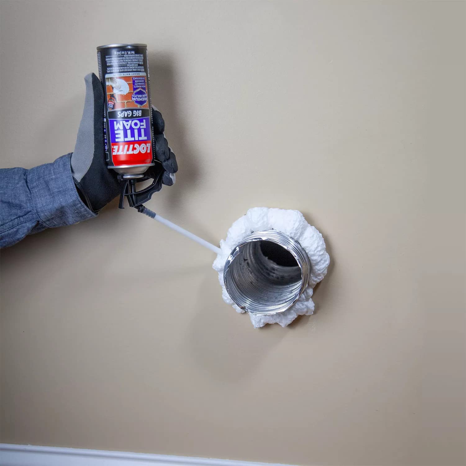 High density foam with strong adhesion
