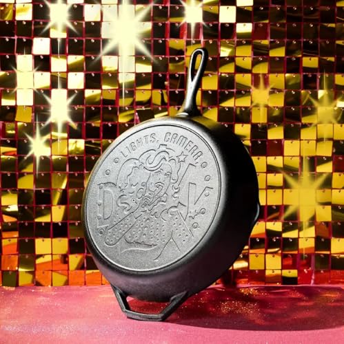 12 inch cast iron skillet made in USA naturally seasoned