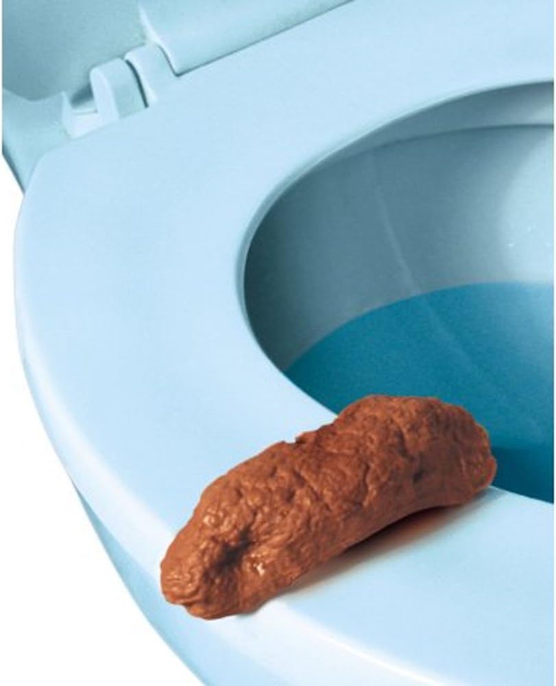 Loftus Gross Party Pooper Fake Poo Toy on display brown 4 inch
