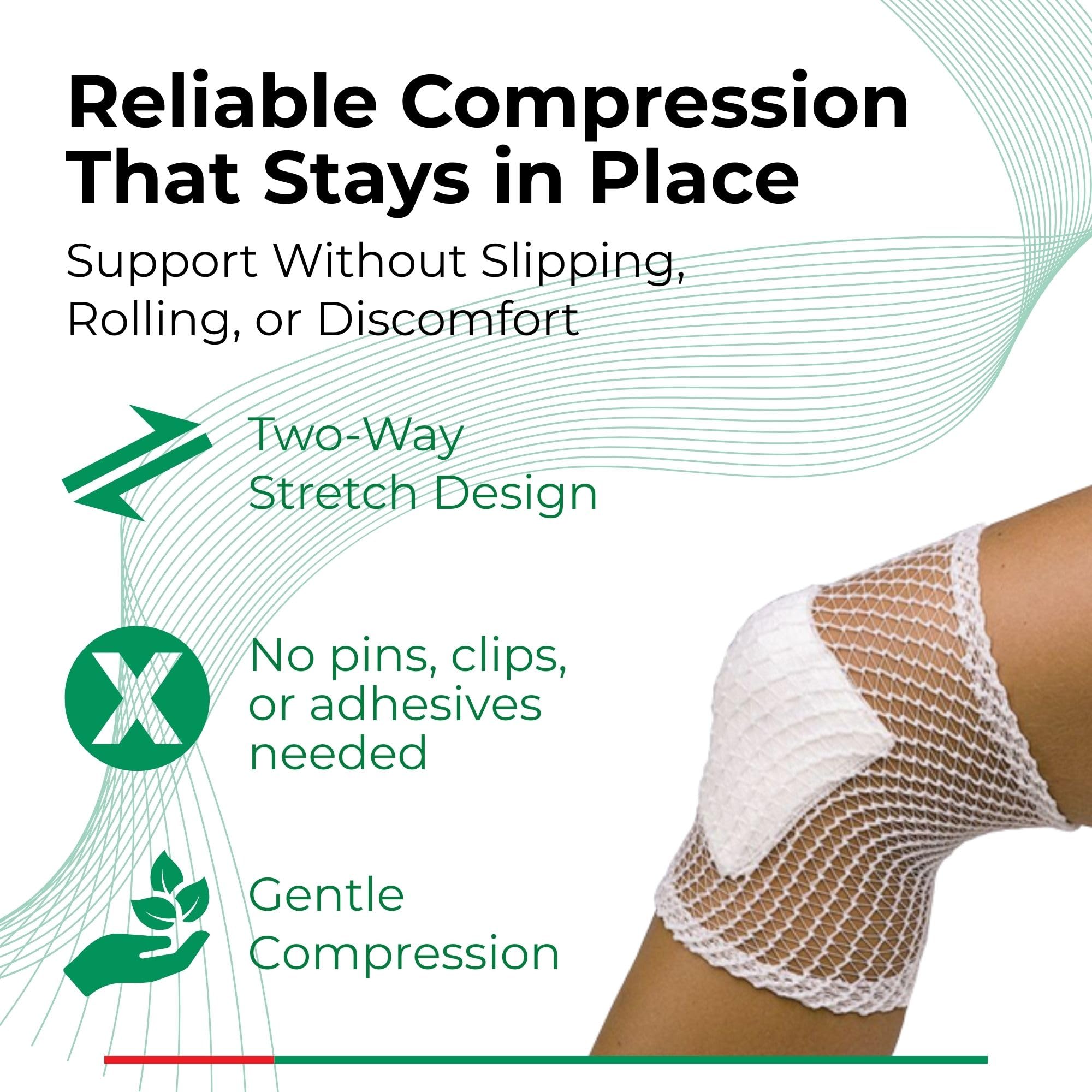 Size C tubular bandage 65.0 cm wide × 25 m long stretched