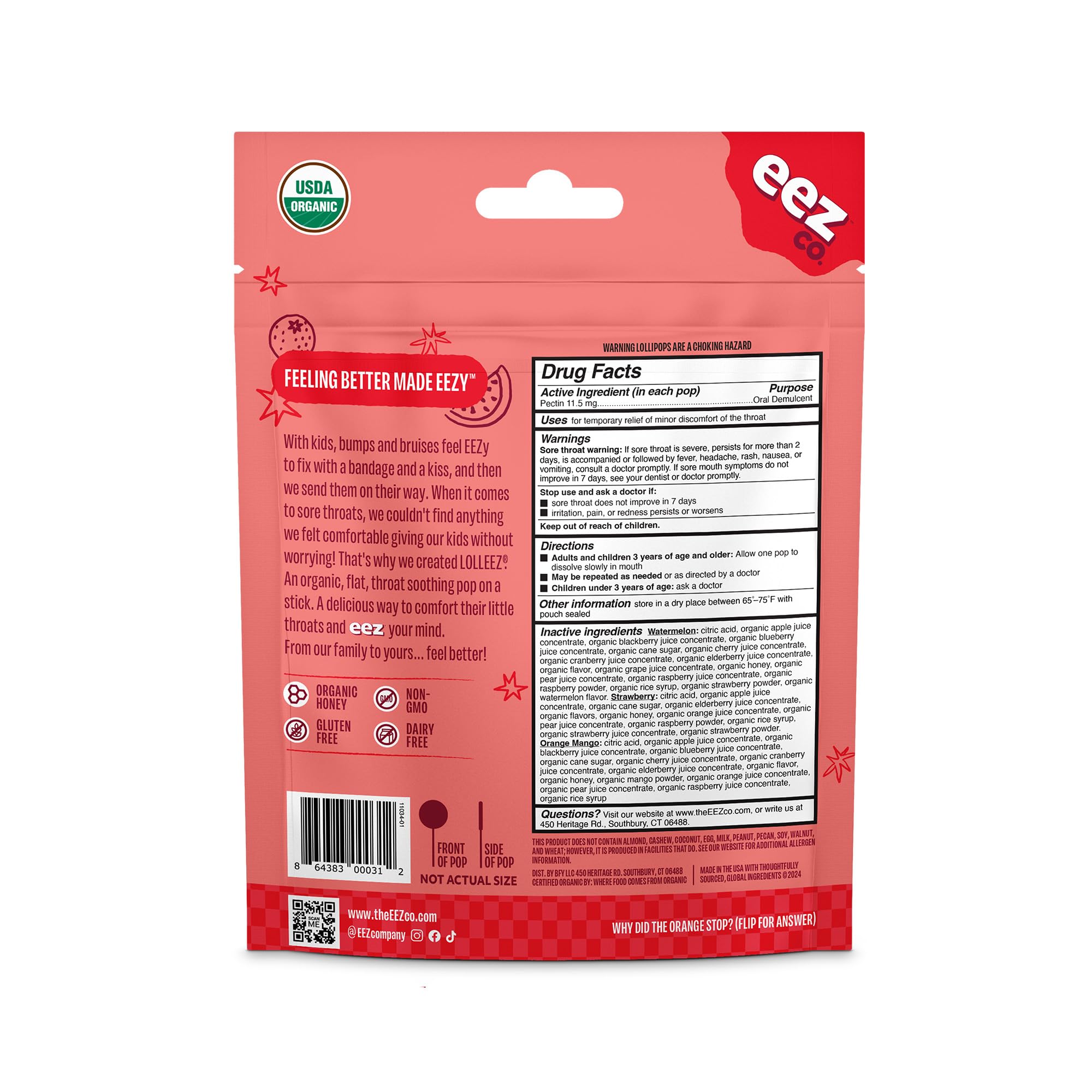 Lolleez 28 count back-to-school throat relief