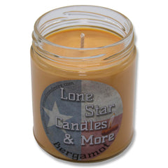 Vegan friendly Bergamot soy candle no animal testing
