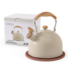LONFFERY Tea Kettle for Stove Top stainless steel body