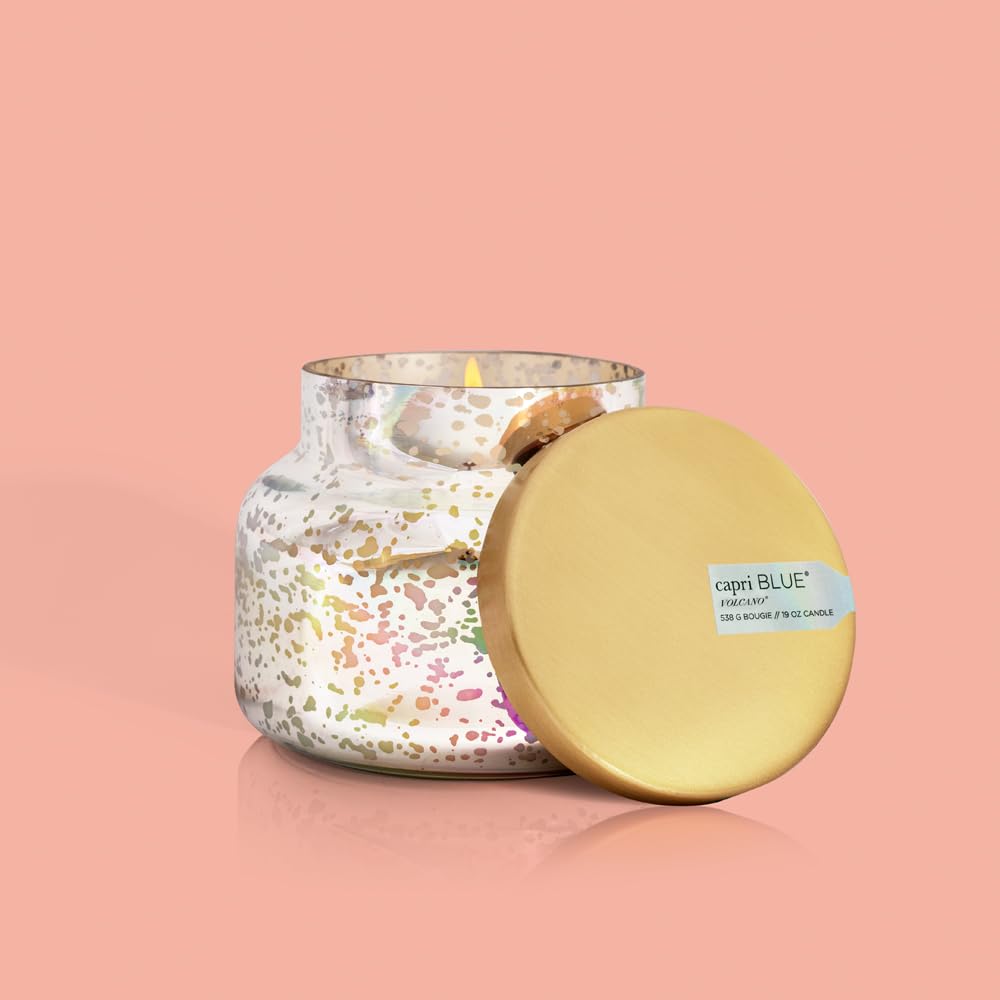 Long burning soy wax blend Capri Blue candle