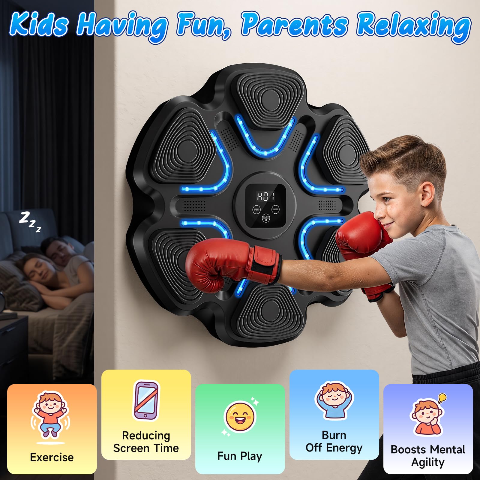 Home gym friendly boxing toy for kids