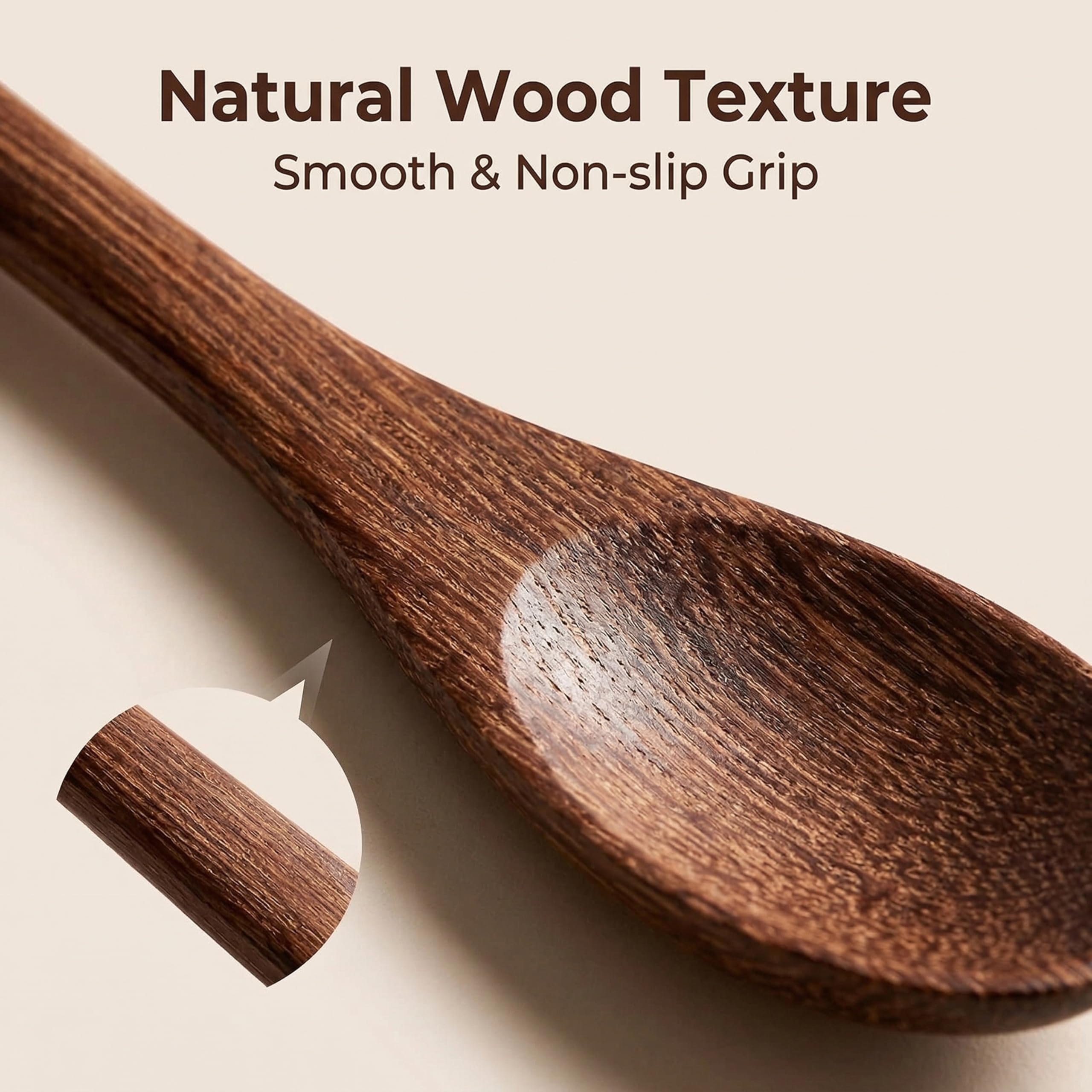 Narrow tip honey spoons for jars and spice containers