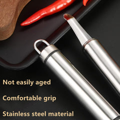 Cherry core remover and pear pitter in stainless steel