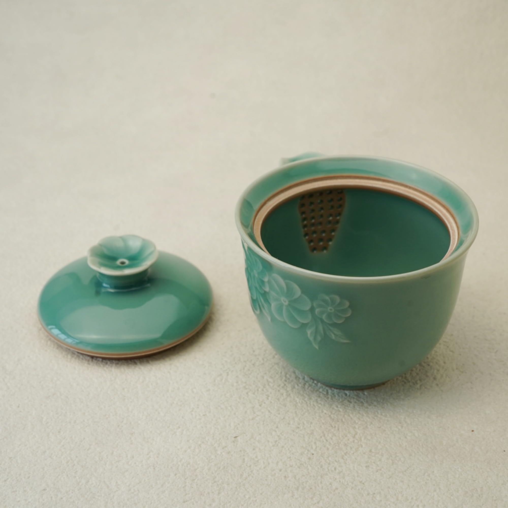 Gongfu teapot built-in strainer for loose-leaf tea