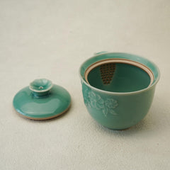 Gongfu teapot built-in strainer for loose-leaf tea