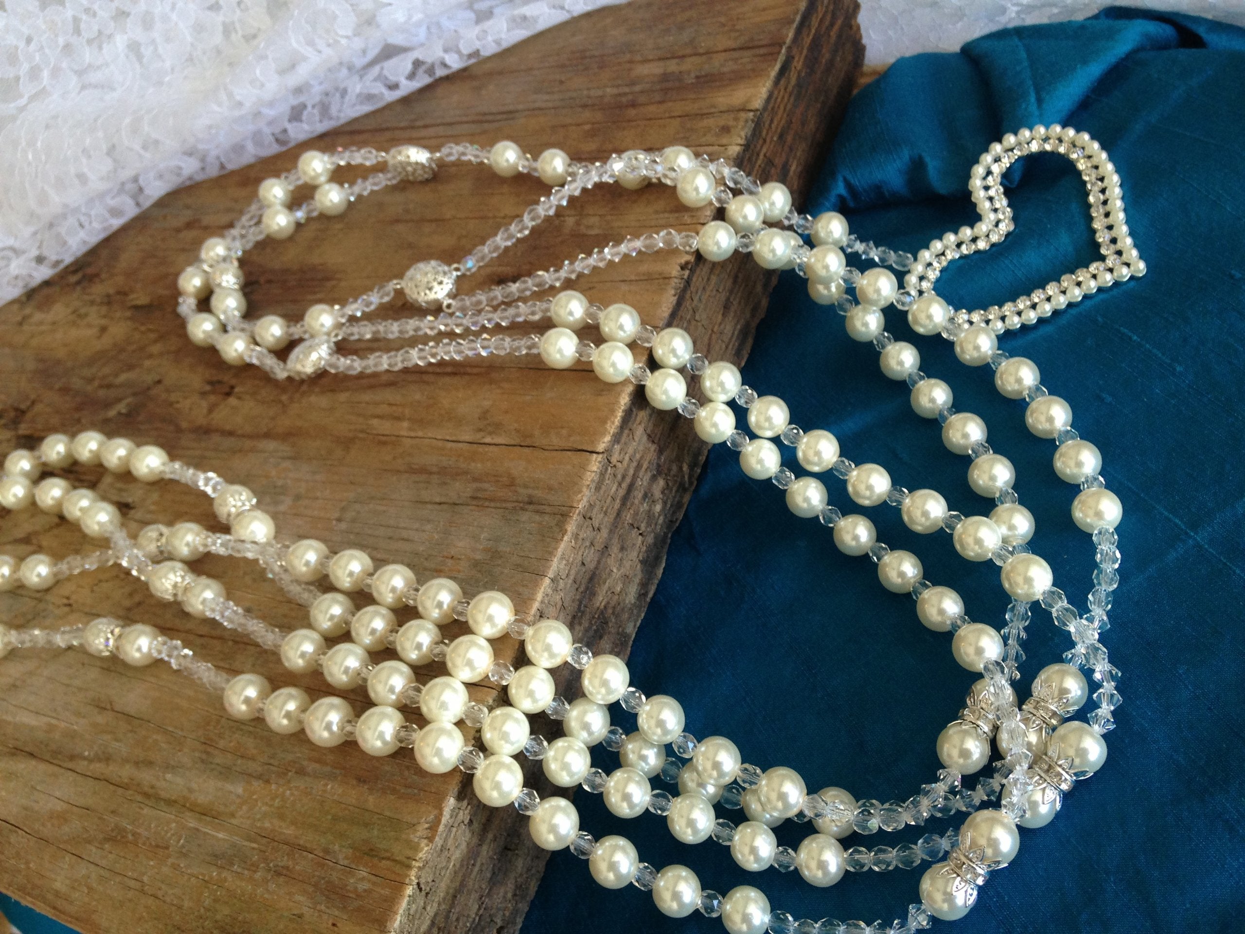 crystals imported from Swarovski in 10mm beads