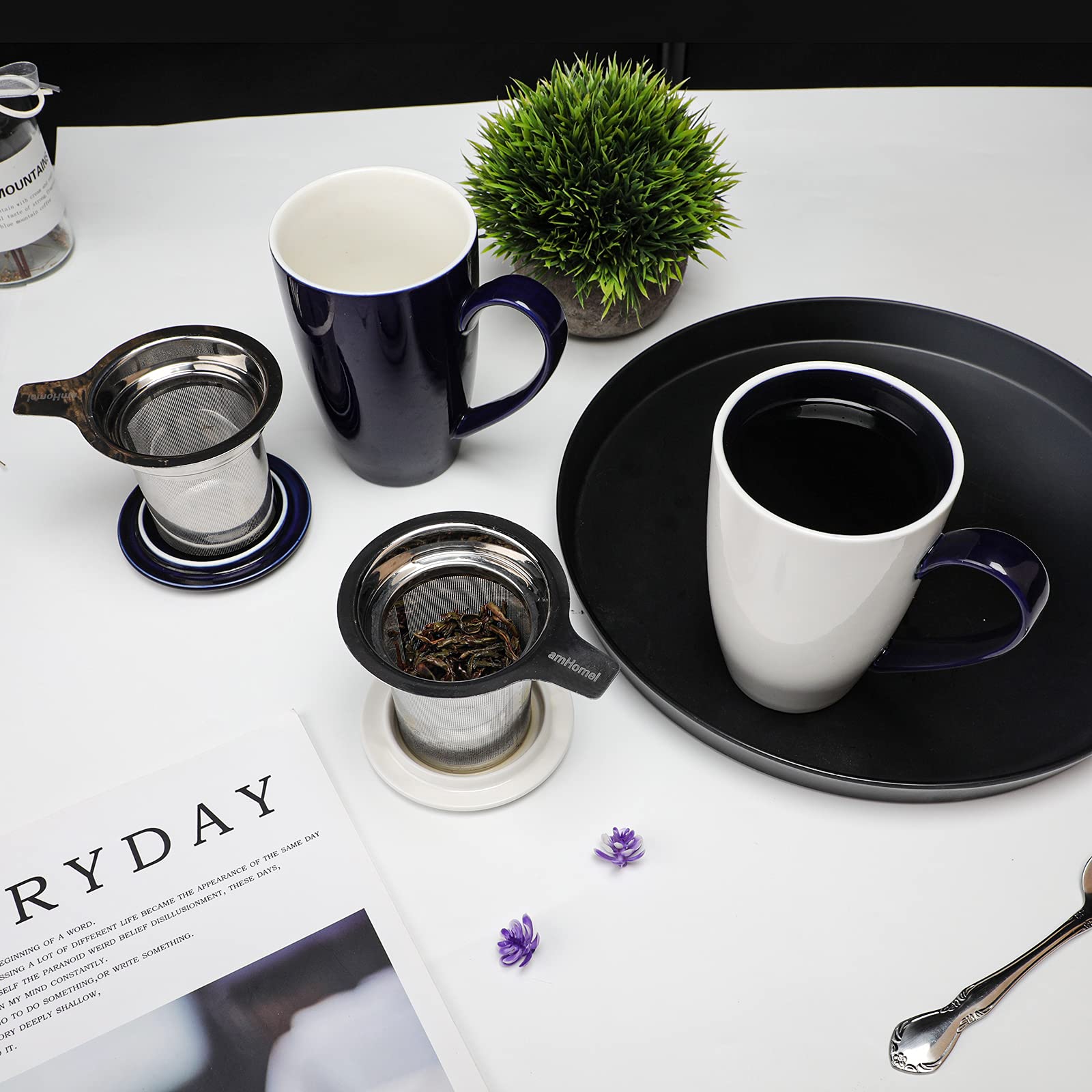 gift ready amhomel tea mug set