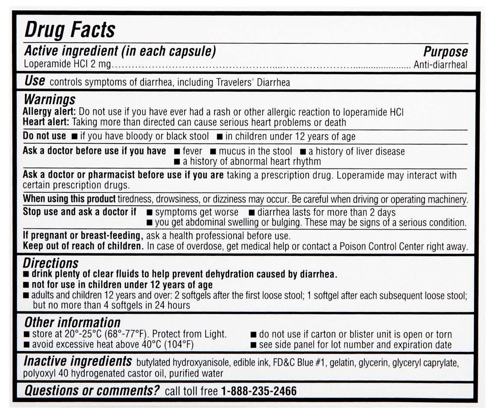 Affordable Quality Choice anti-diarrheal solution