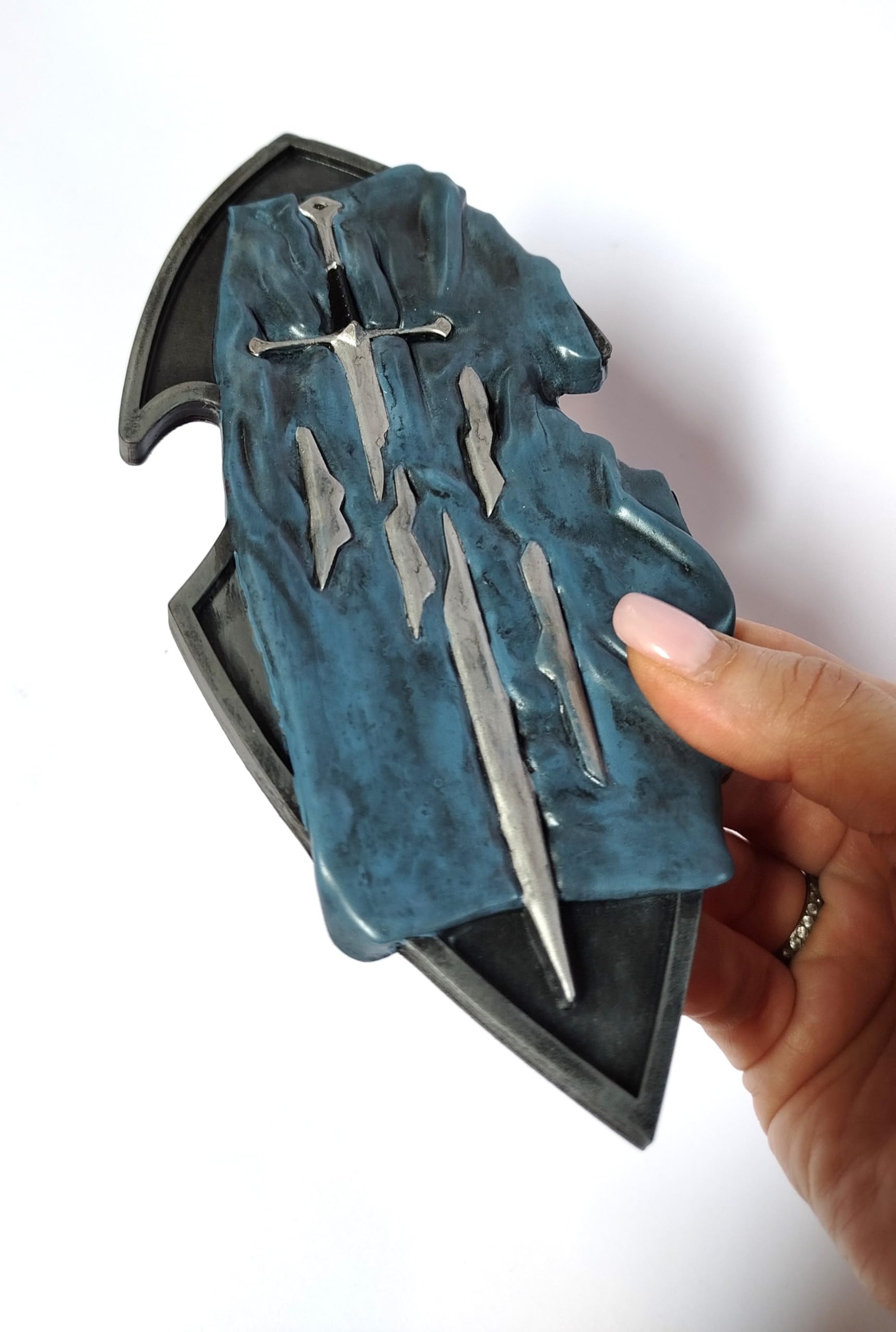 Handmade resin Tolkien fan art wall decor