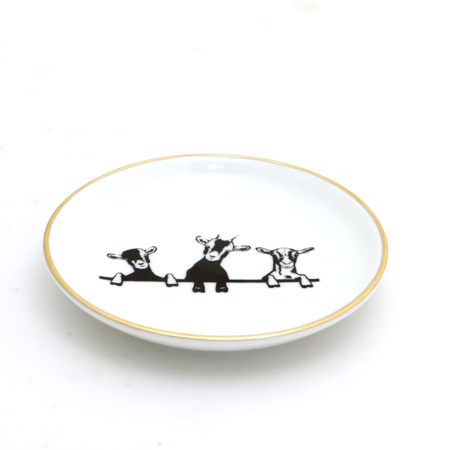 Lorrie Veasey ring dish porcelain 4x4 inches