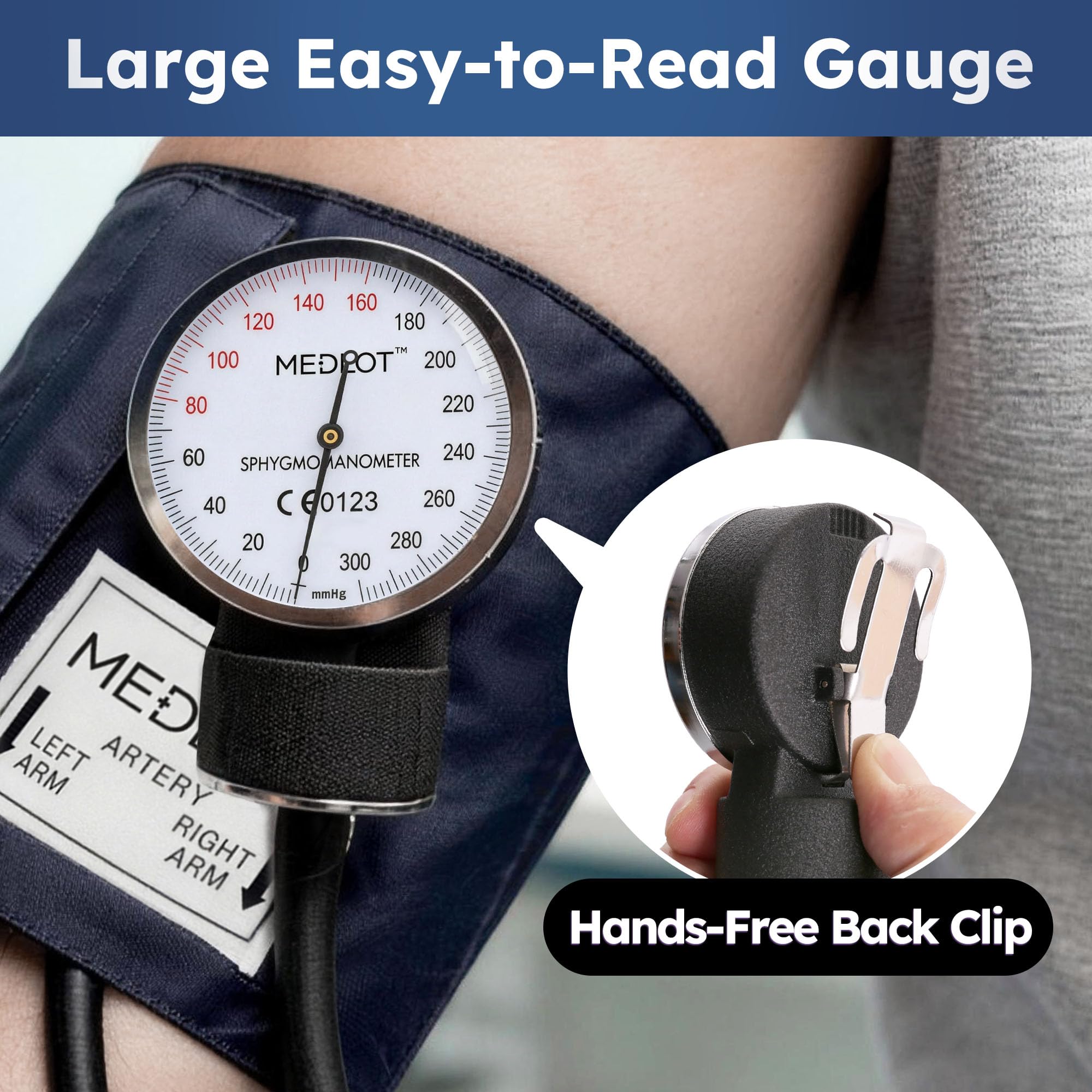 Durable nylon cuff with hook and loop strap