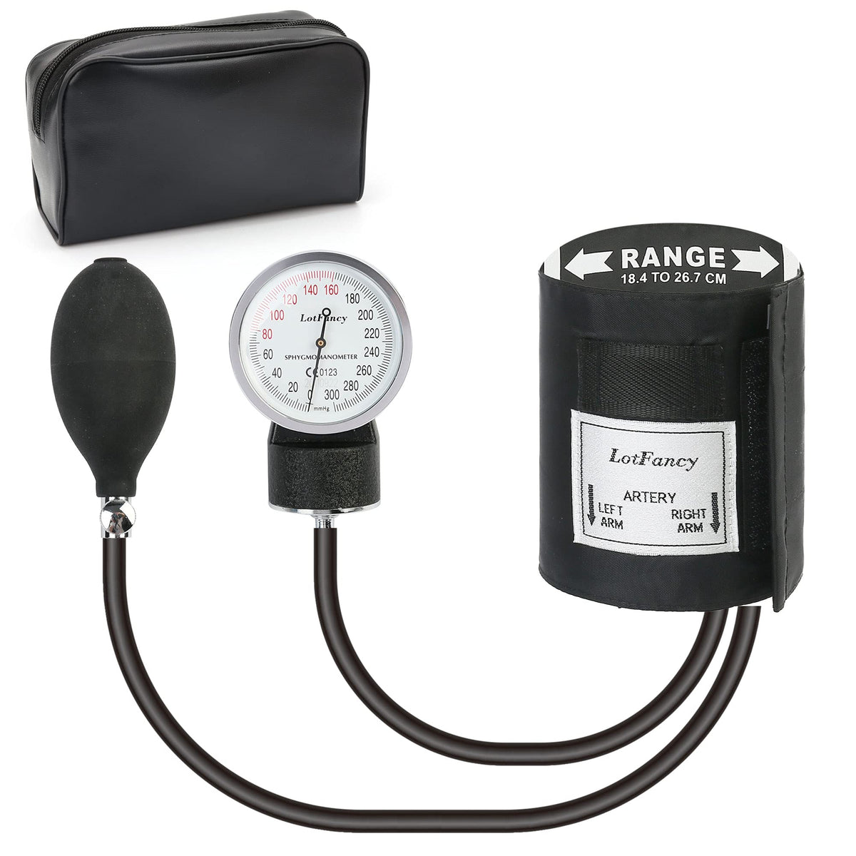 LotFancy pediatric blood pressure cuff manual easy read dial