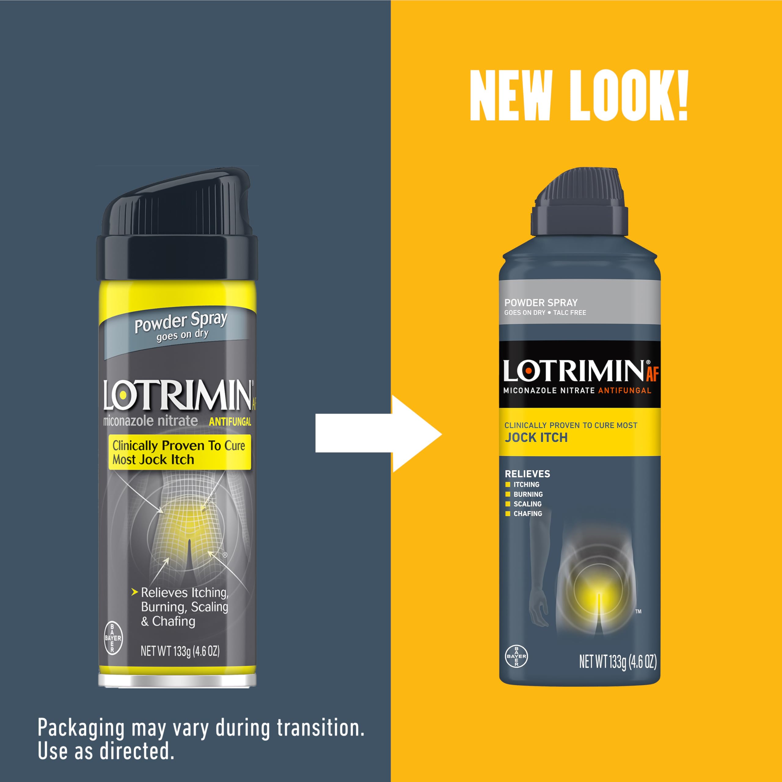 Lotrimin AF Jock Itch Powder Spray 4-6 oz can