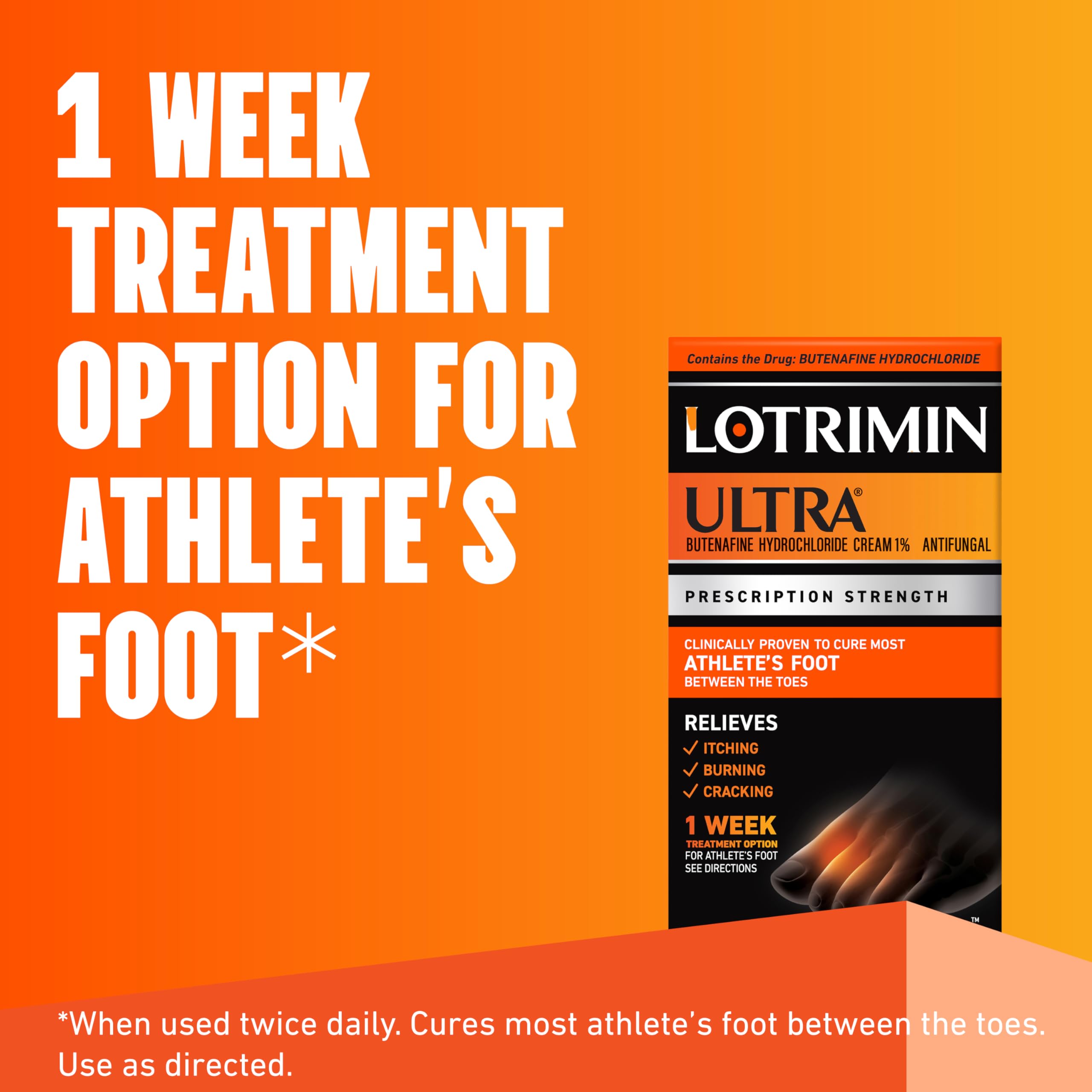 Lotrimin Ultra 1 Week Treatment packaging