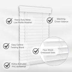 Inside mount capable Lotus Windoware blind 34x60 Bright White