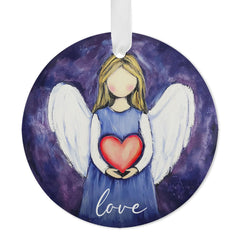 Love Angel Christmas Ornament angel design for holiday decor