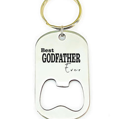 LOVE-BOTTLE Godfather stainless steel bottle opener close up