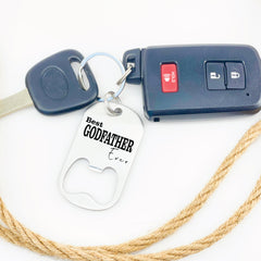 Engraved design on LOVE-BOTTLE Godfather opener
