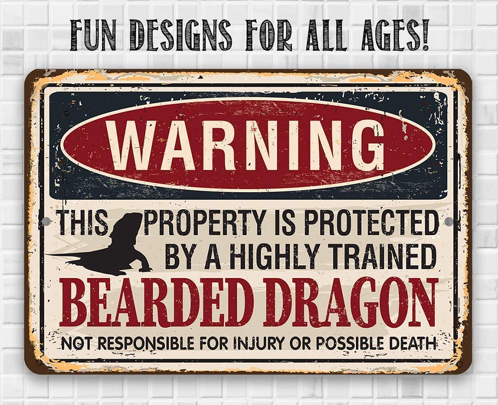 Reptile room decor sign for bearded dragon enthusiasts