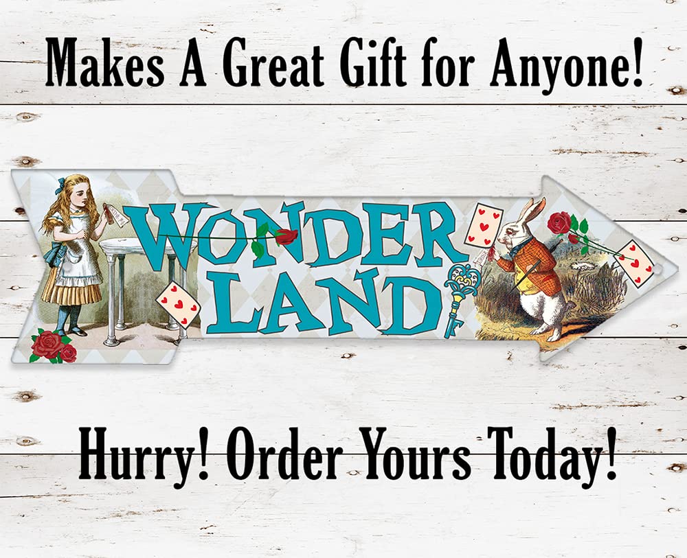 Love it or return it policy for Wonderland sign