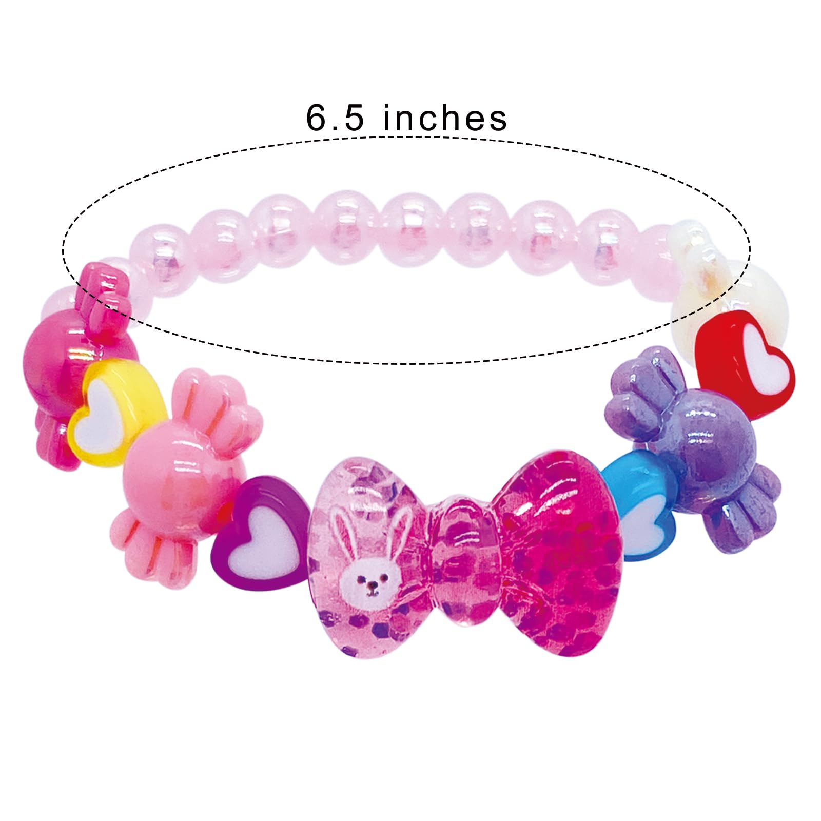 Mermaid color bead bracelet from SIELEVIN 9 piece set