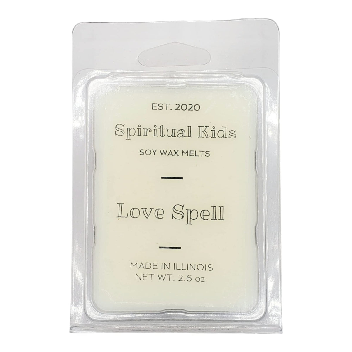Love Spell wax melts six 1-inch cubes in a 1 pack