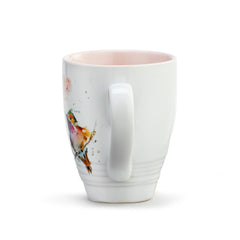 Ceramic stoneware mug with easy grip handle 16 oz