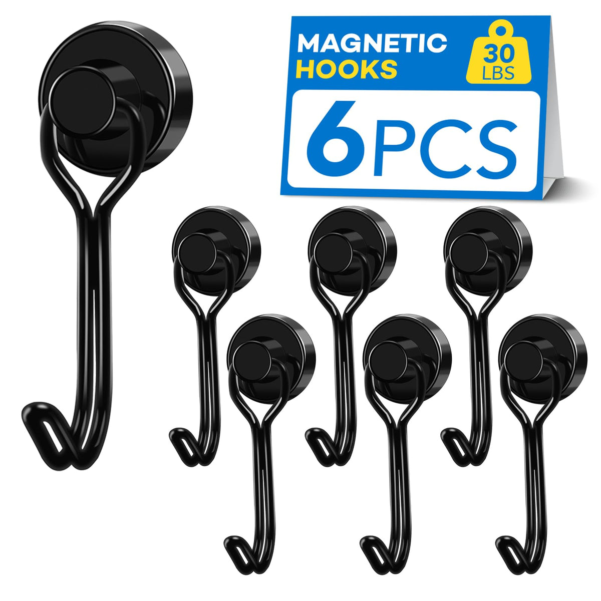 LOVIMAG magnetic hooks on kitchen wall